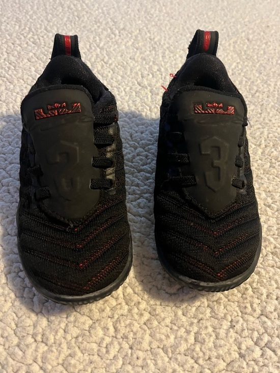 Nike Other - Nike LeBron XVI (TD) Black and Red Toddler Shoes